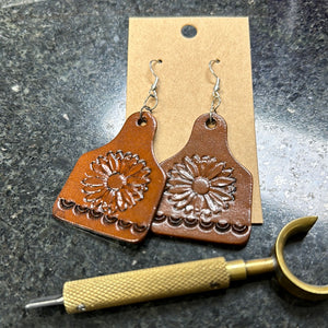 Handcrafted Leather Earrings