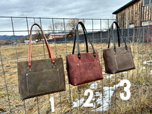 Load image into Gallery viewer, Leather Tote 2