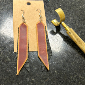 Handcrafted Leather Earrings