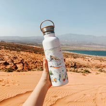 Load image into Gallery viewer, Insulated water bottle with bamboo lid