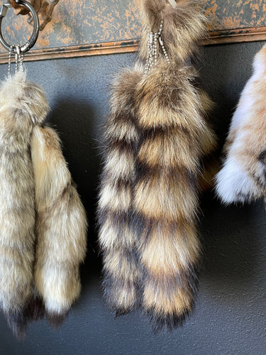 Raccoon Tail Keychain